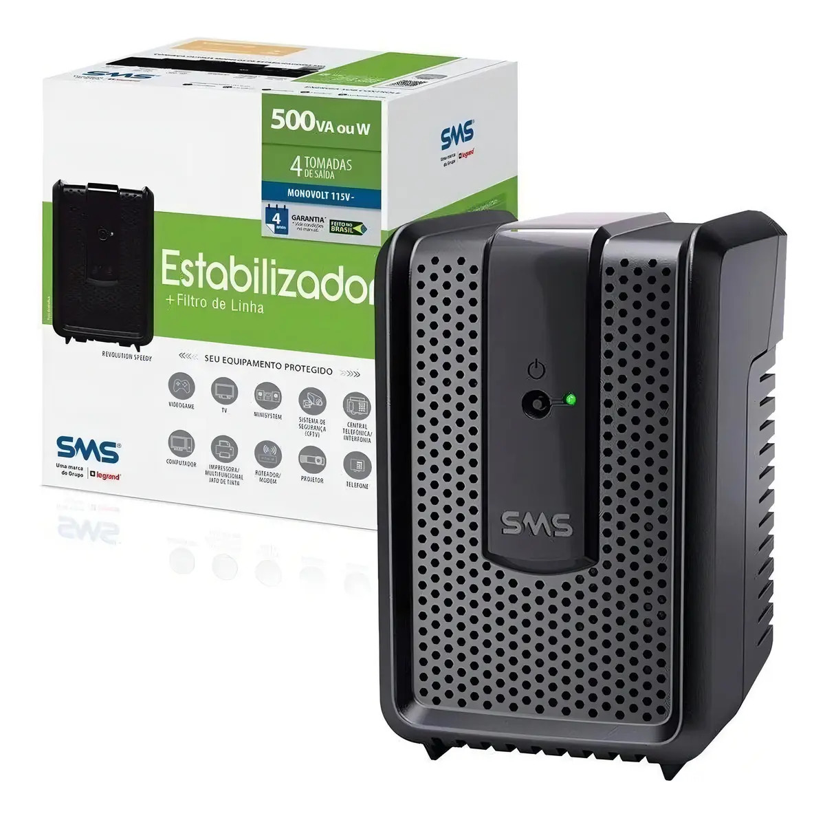 Estabilizador Revolution Speedy 500 VA 3
