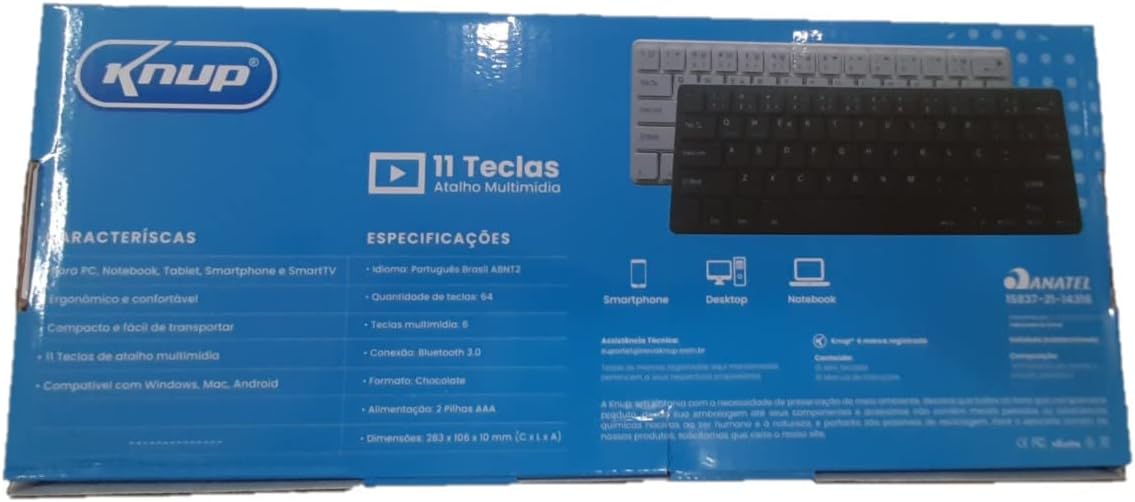 Mini Teclado Bluetooth 5