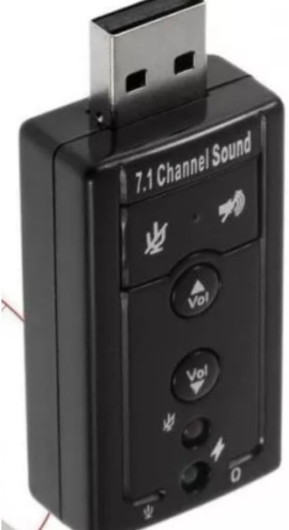 Mini Placa de Som USB Conversor para P2 3