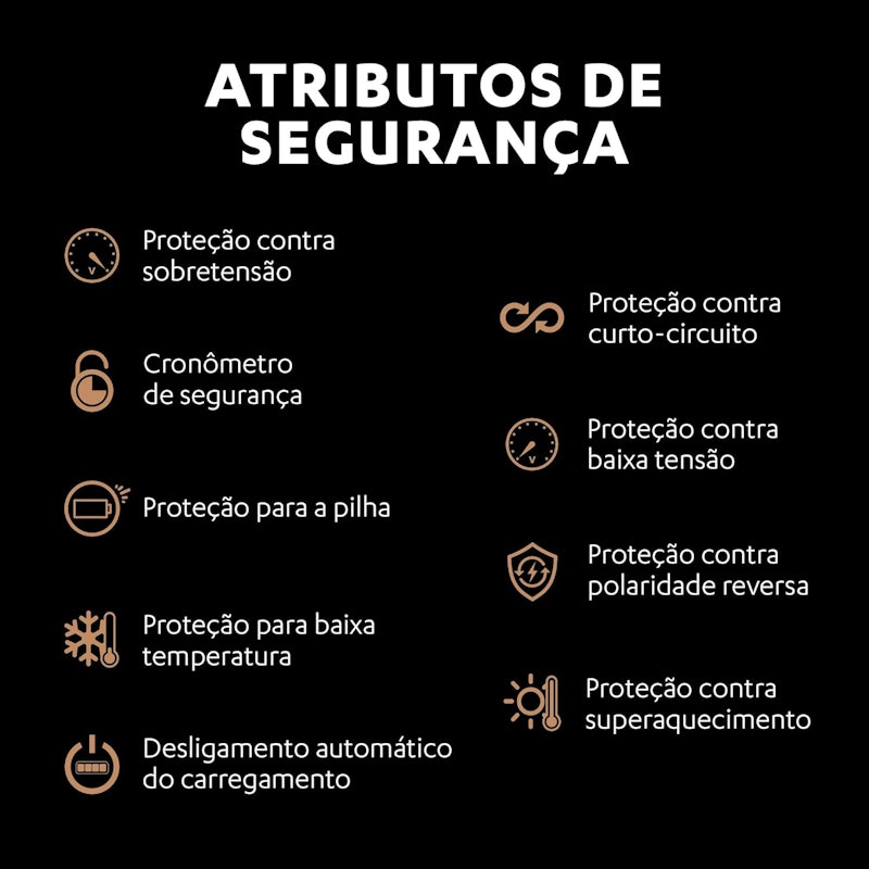Carregador para Pilha Recarregável AA/AAA 4