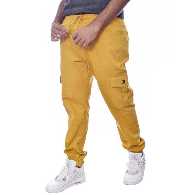 Calça Cargo Masculina The Rocks Amarela 1