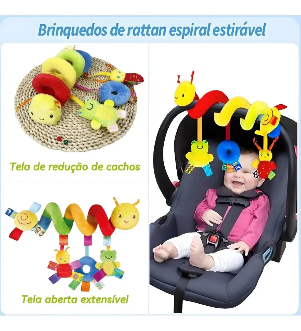 Brinquedo Espiral com Chocalhos 5