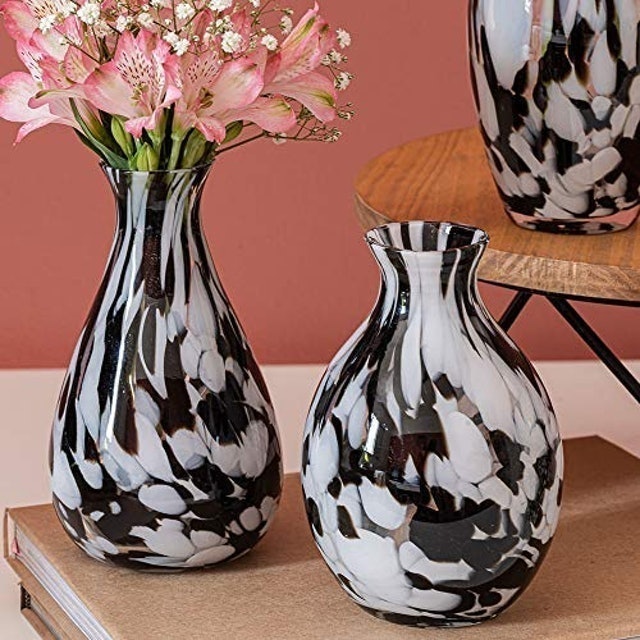 Vasinho 65 Multicor Preto e Branco Murano Cristais Cá d'Oro 2