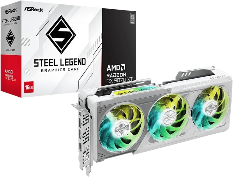 AMD Radeon RX 9070 XT Steel Legend 16 GB 1