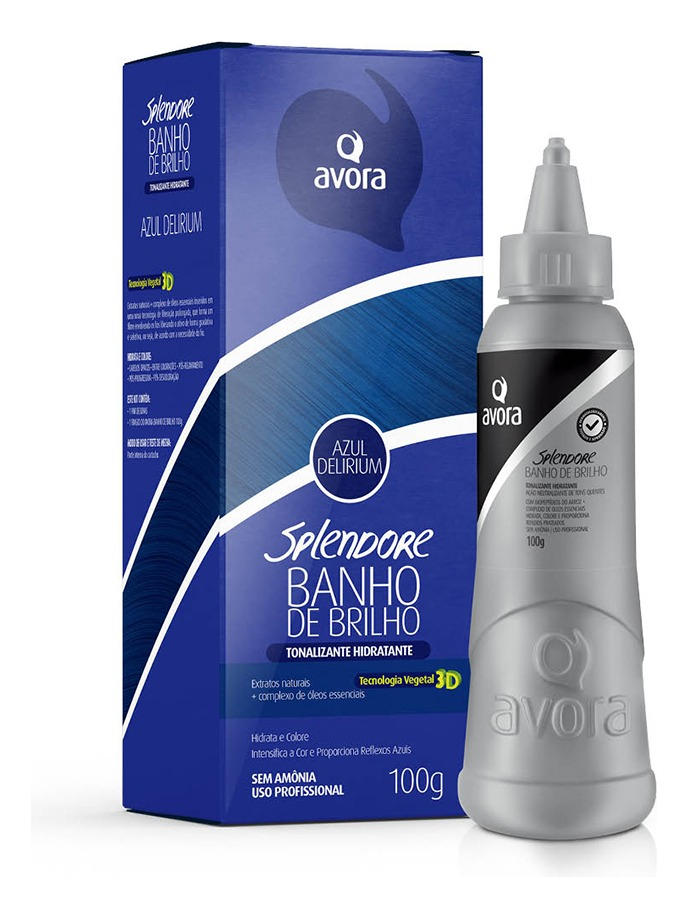 Avora Splendore Banho de Brilho Azul Delirium 1