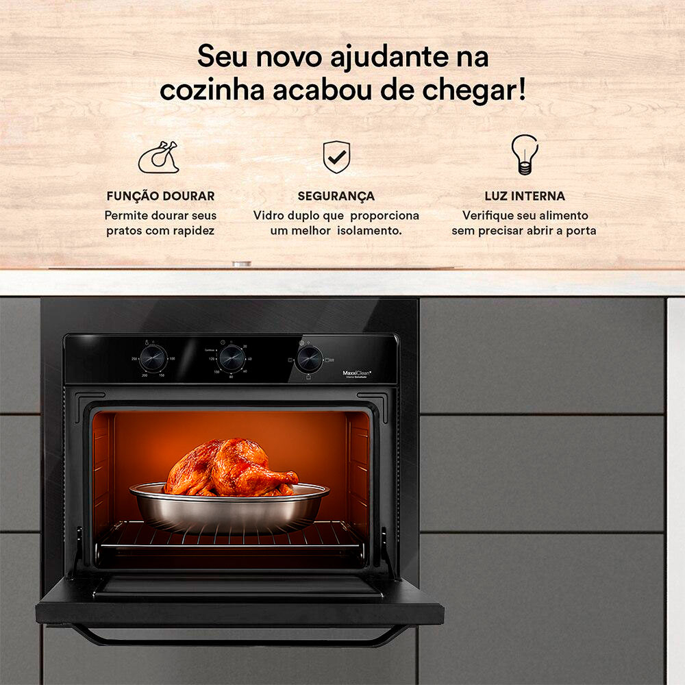 Forno Elétrico de Embutir EOS 47 L Premium EFE47EP 4