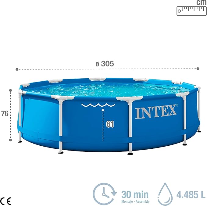 Piscina Circular Galvanizada 4485 L 4