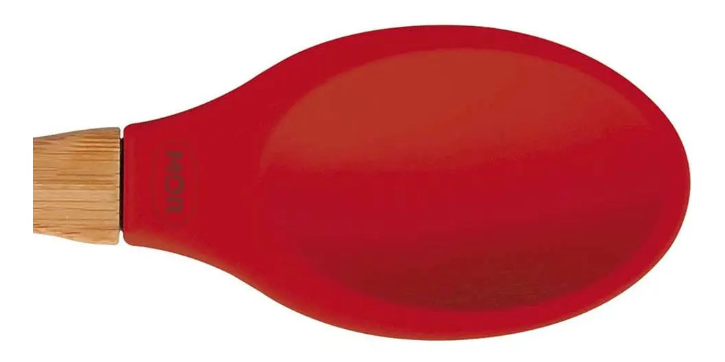 Colher Silicone e Bamboo Mor 4