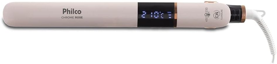 Prancha de Cabelo Titanium Chrome Rose Bivolt 3