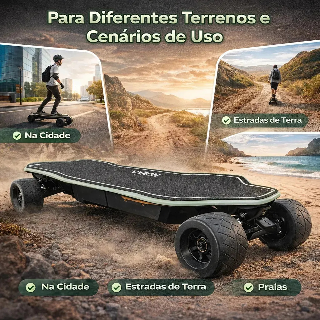 Skate Elétrico Longboard Vyron 2