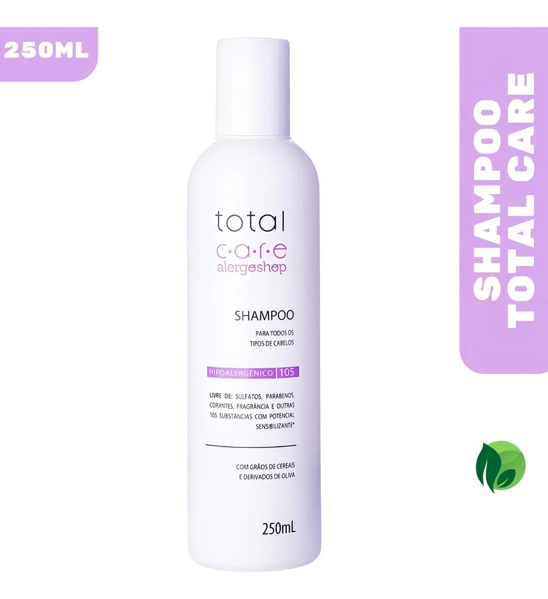 Shampoo Hidratante Hipoalêrgenico Total Care 3