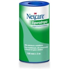 Esparadrapo Impermeável Nexcare Branco 100 mm x 3 m