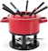 BRINOX Aparelho de Fondue 13 Peças Cerâmica Linha Fondue 1