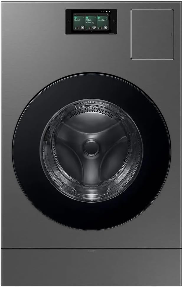 Lava e Seca Bespoke AI Laundry Heat Pump Inox 20 kg 1