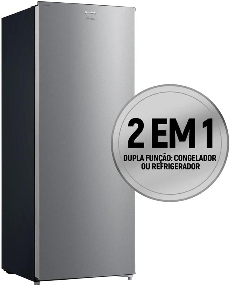 Freezer Refrigerador Vertical Inox Premium 201 L 4