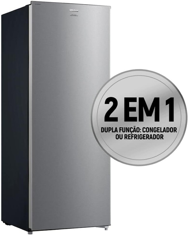 Freezer Refrigerador Vertical Inox Premium 201 L 4
