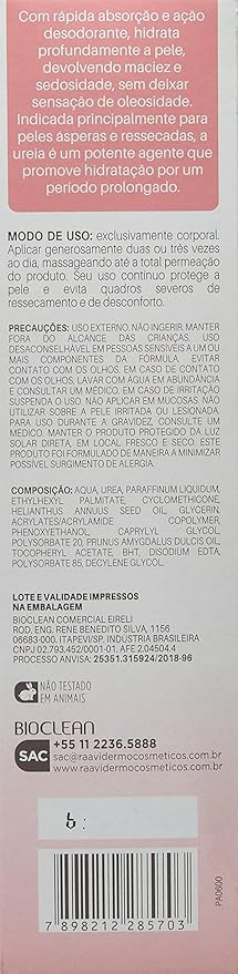Loção Hidratante Ureia 10% Hipoalergênica  4