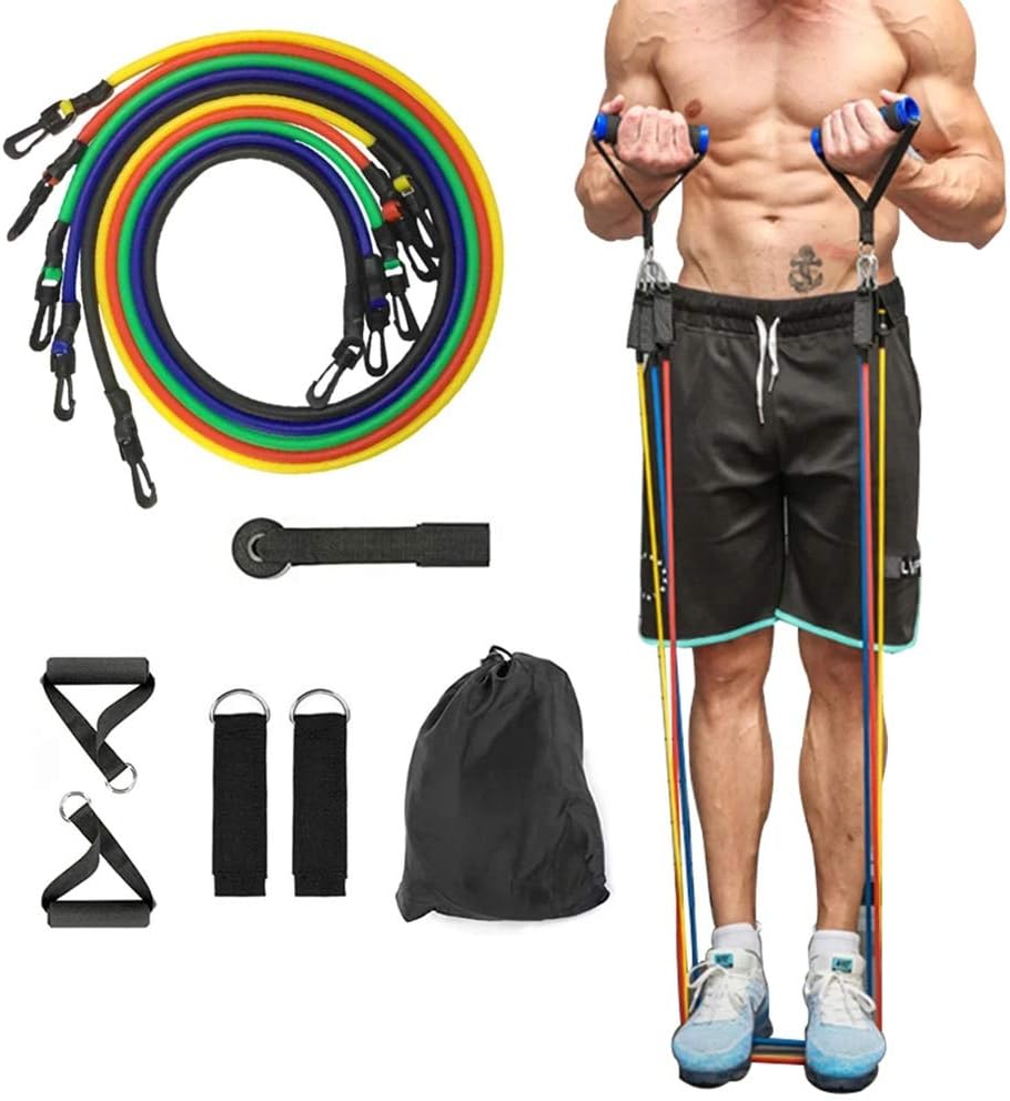 Kit 11 Peças Elástico Extensor Exercício 1
