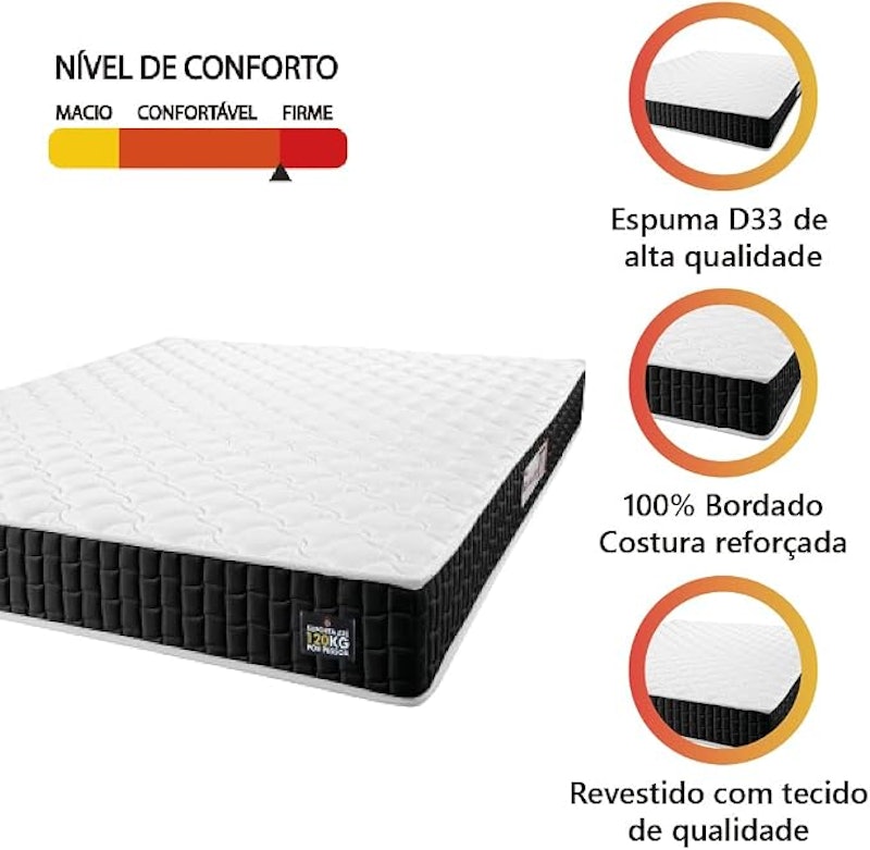 Colchão Casal Espuma D33 New Millenium 3