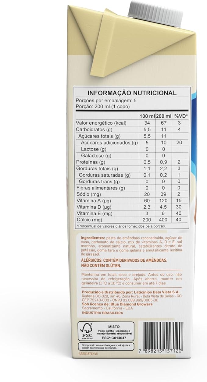 Almond Breeze Amêndoas e Baunilha 2
