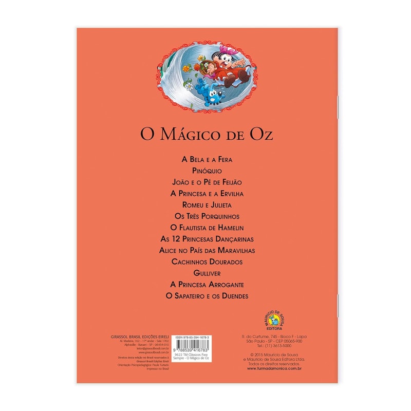 Turma da Mônica - Clássicos para Sempre - O Mágico de Oz 2