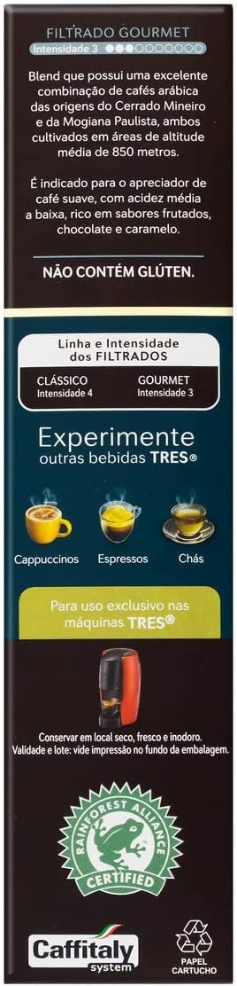 Cápsula de Café Filtrado Gourmet TRES 3 Corações 3