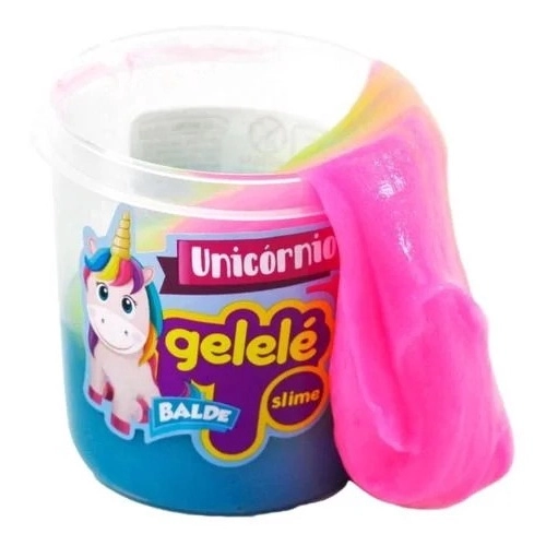 Balde de Slime Gelelé Unicórnio 2