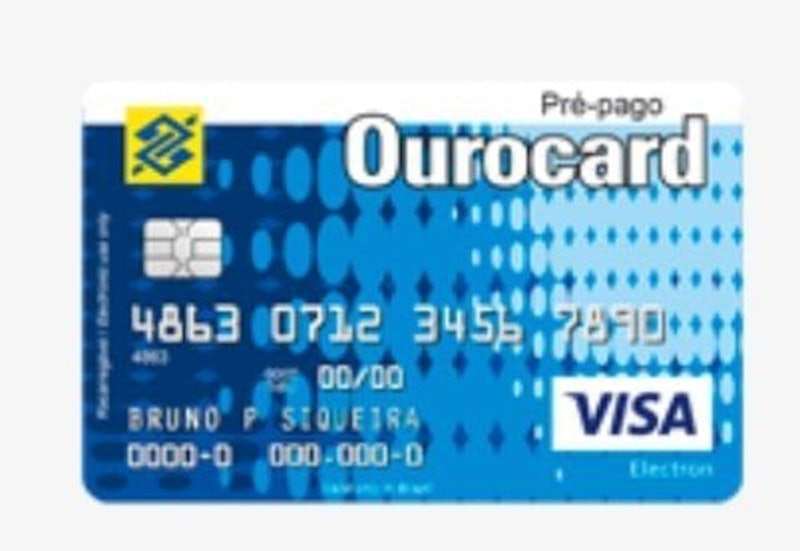 Cartão de Crédito Ourocard Pré-pago 1