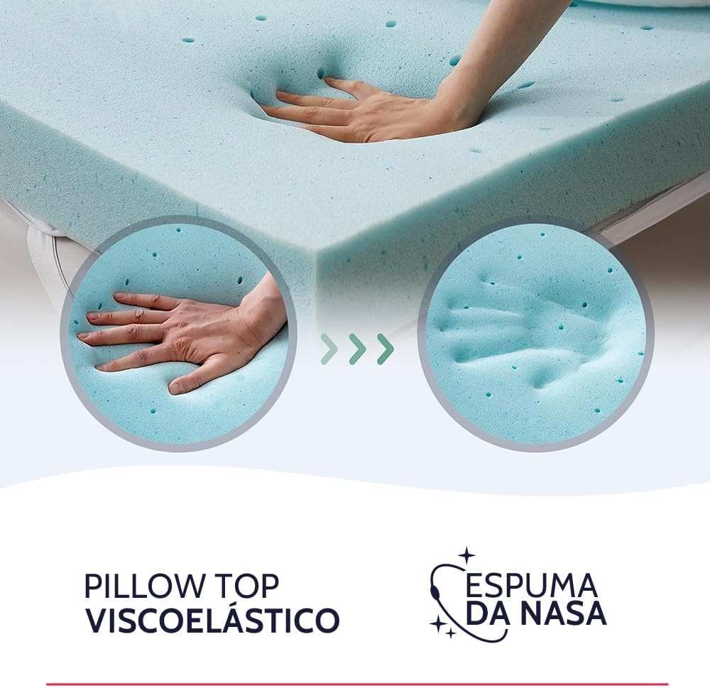 Colchão Casal Ortopédico D33 Molas Ensacadas Astronasa 5