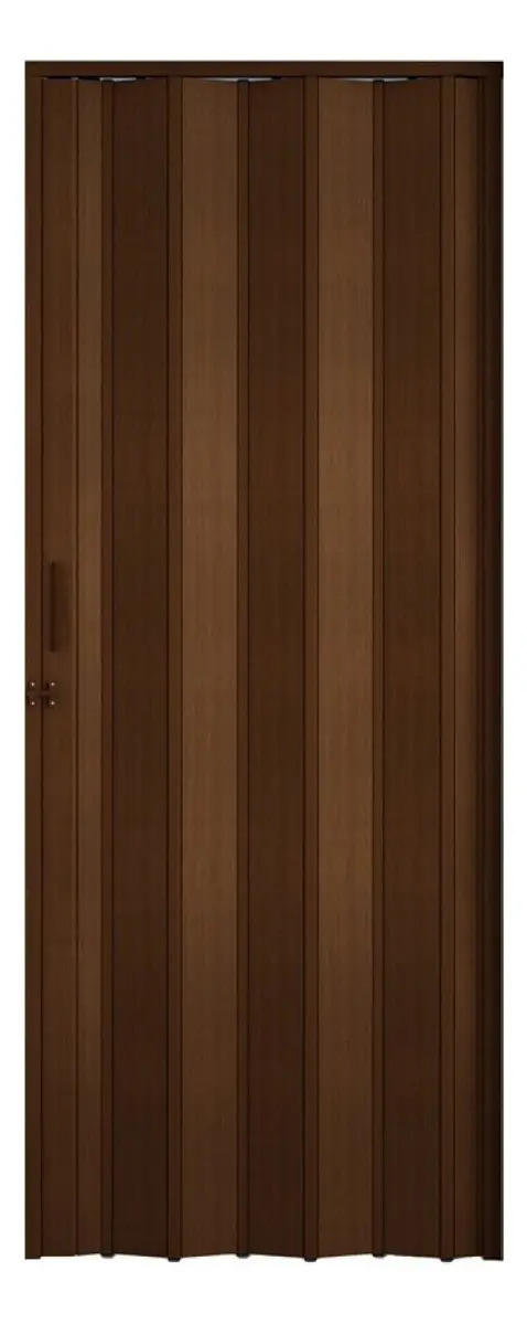 Porta Sanfonada PVC 210 x 96 cm Imbuia 1