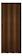 BCF Porta Sanfonada PVC 210 x 96 cm Imbuia 1