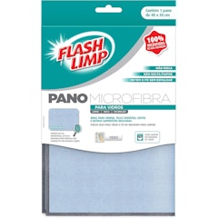 Pano Microfibra para Vidro Flash Limp