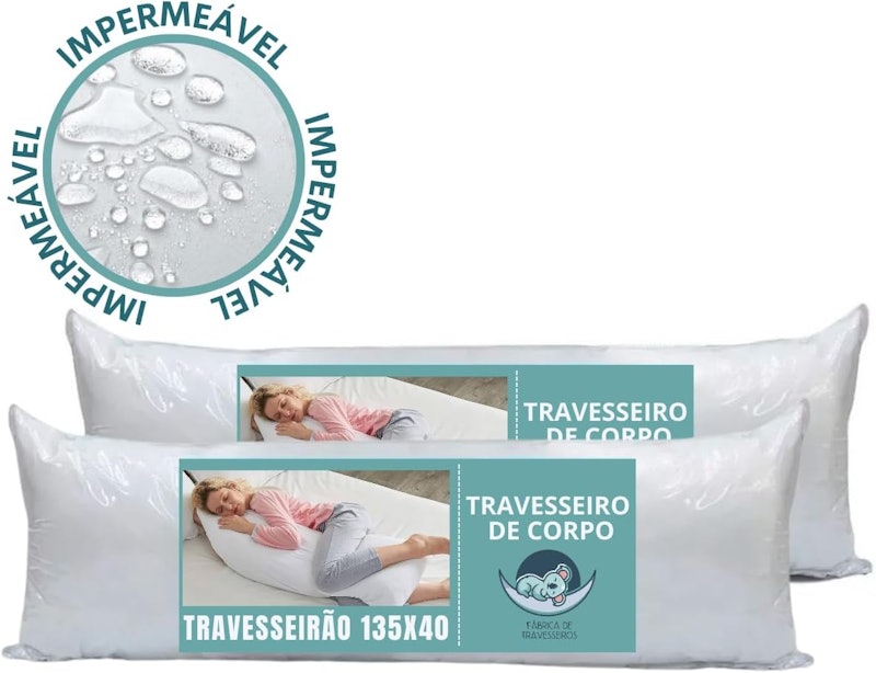 Kit 2 Travesseiro de Corpo Xuxão Imperméavel 2