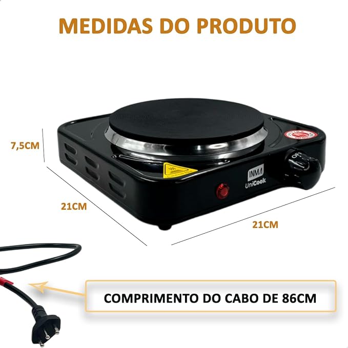 Fogão Elétrico 1 Boca Inma 4