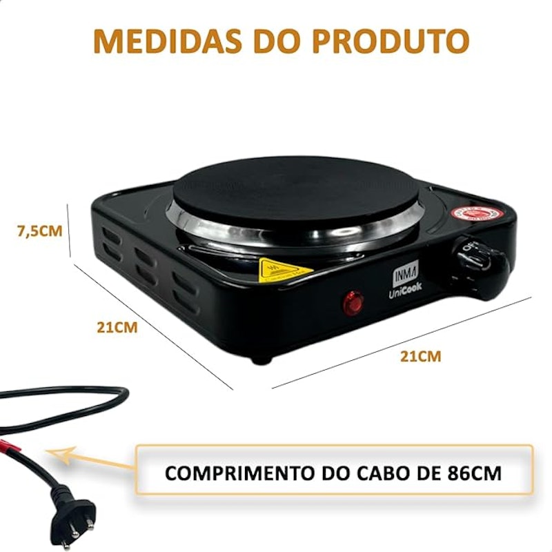 Fogão Elétrico 1 Boca Inma 4