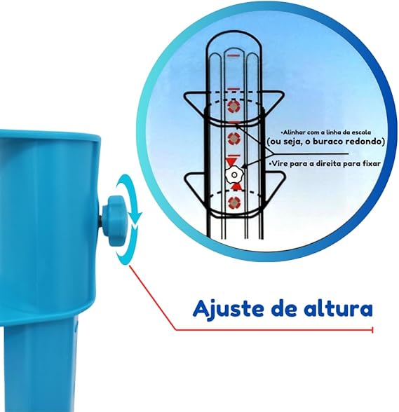 Bebedouro com Suporte e Comedouro M 2