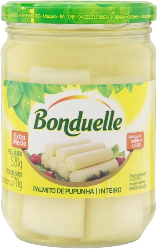 Palmito de Pupunha em Conserva Inteiro 1