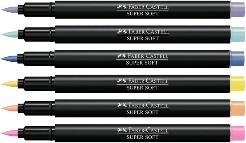 Canetinha SuperSoft Pastel 6 Cores 3