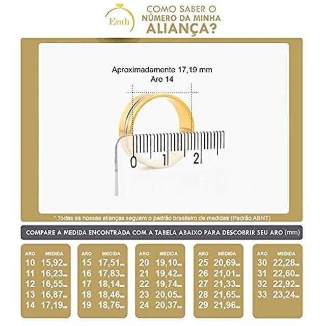Anel Solitário Folheado a Ouro 18K com Pedra 4mm 5