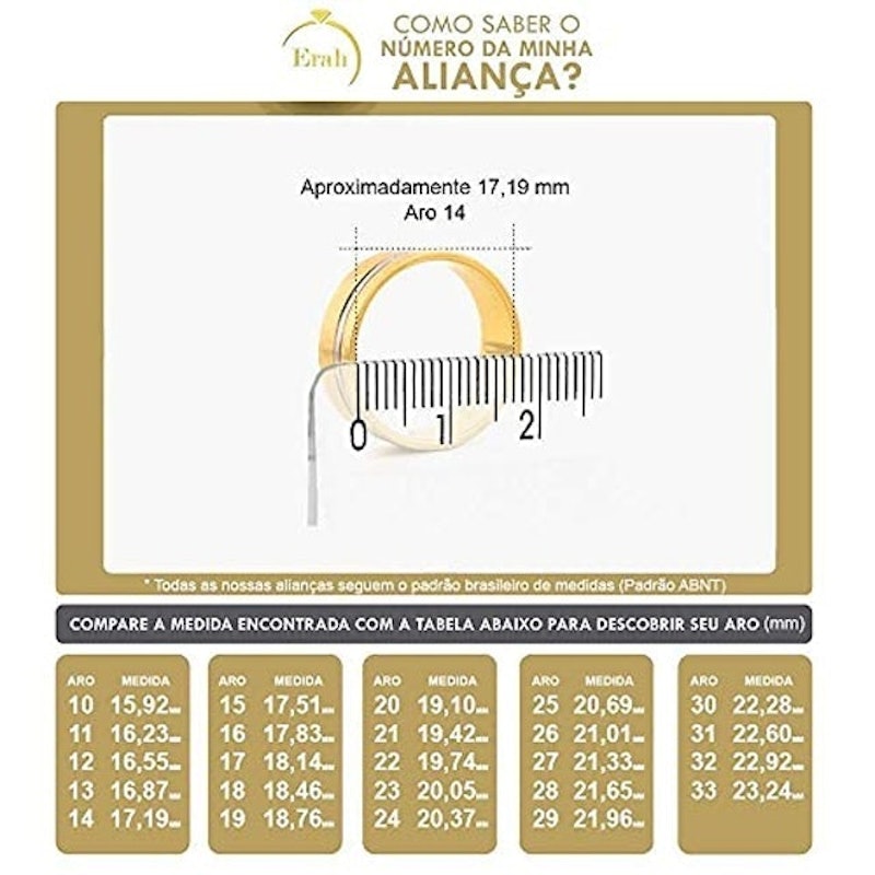 Anel Solitário Folheado a Ouro 18K com Pedra 4mm 5