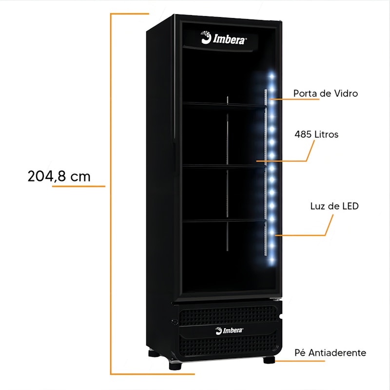 Refrigerador Full Black 485 L 5