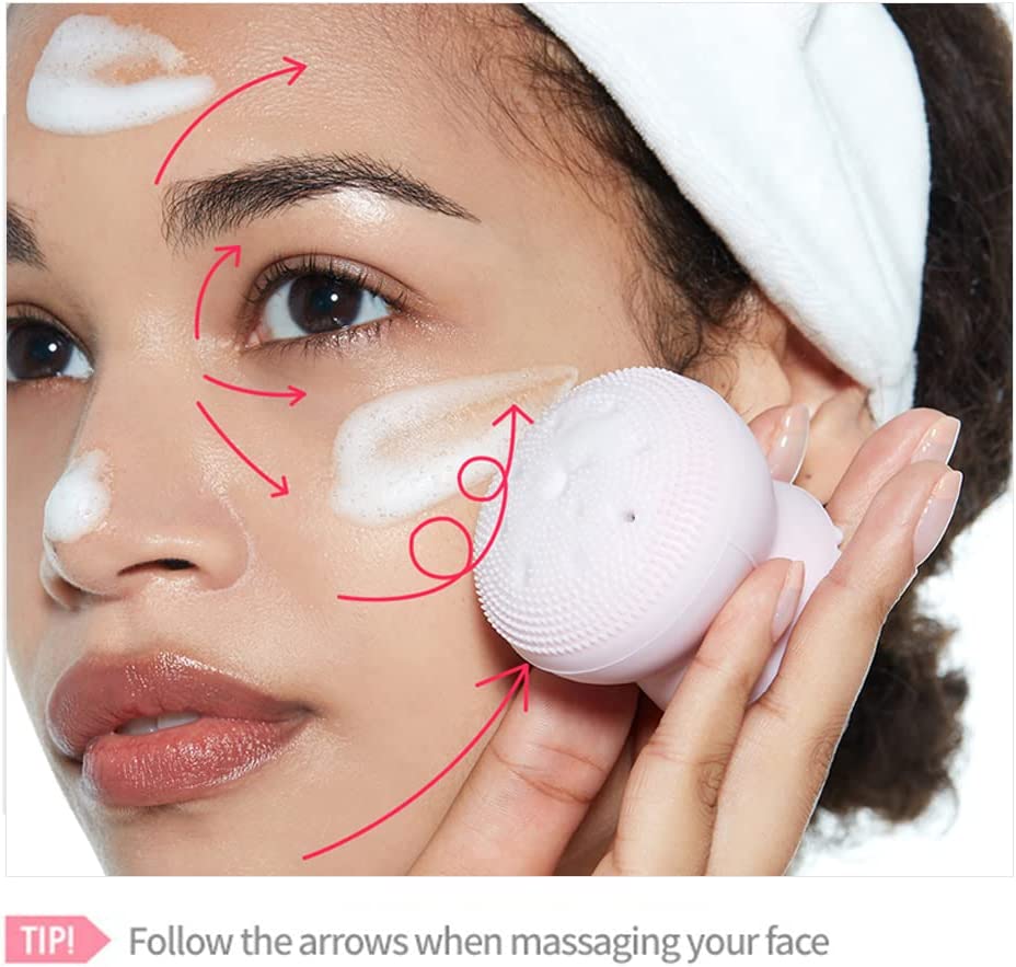 Esponja de Limpeza Facial Esfoliante Polvinho 4