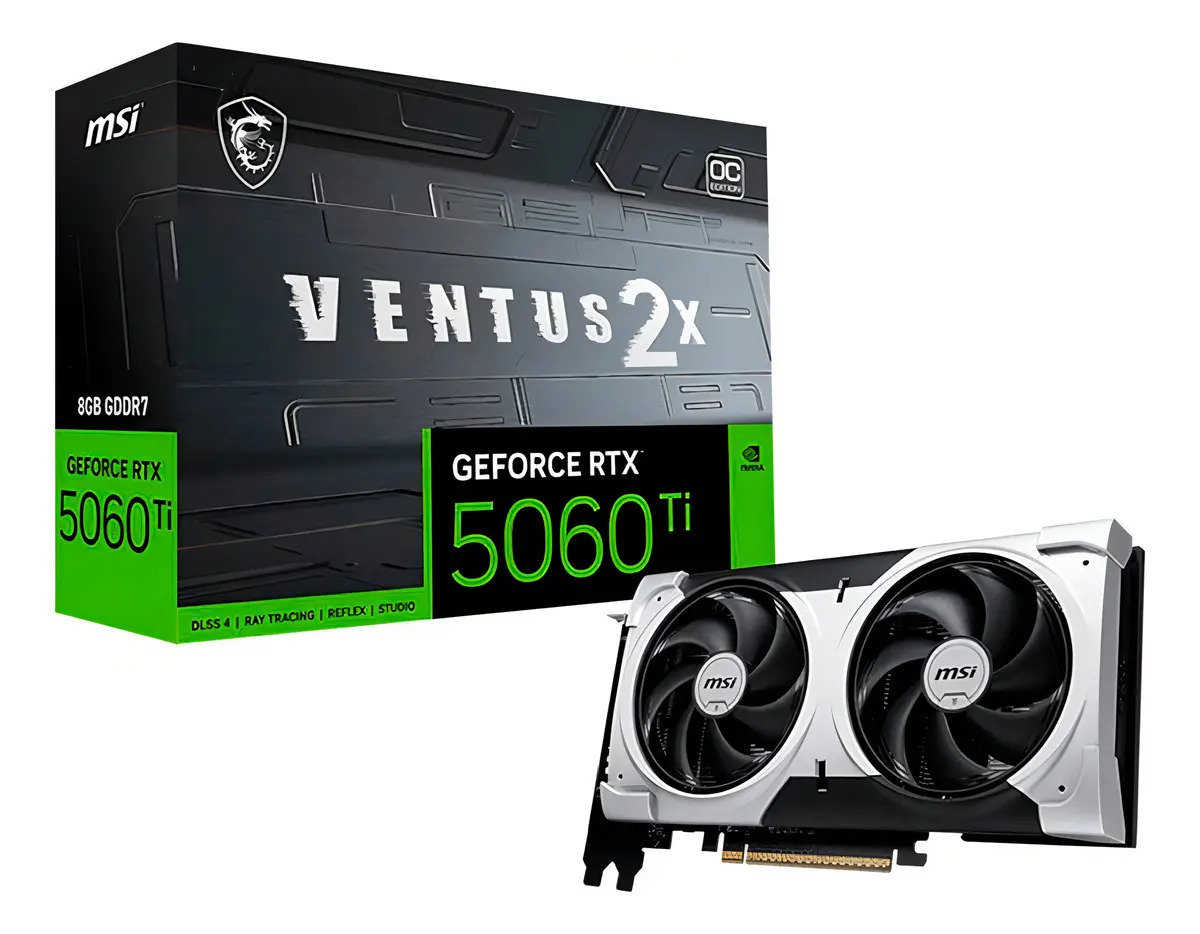 GeForce RTX 5060 Ti 8G VENTUS 2X OC PLUS 1