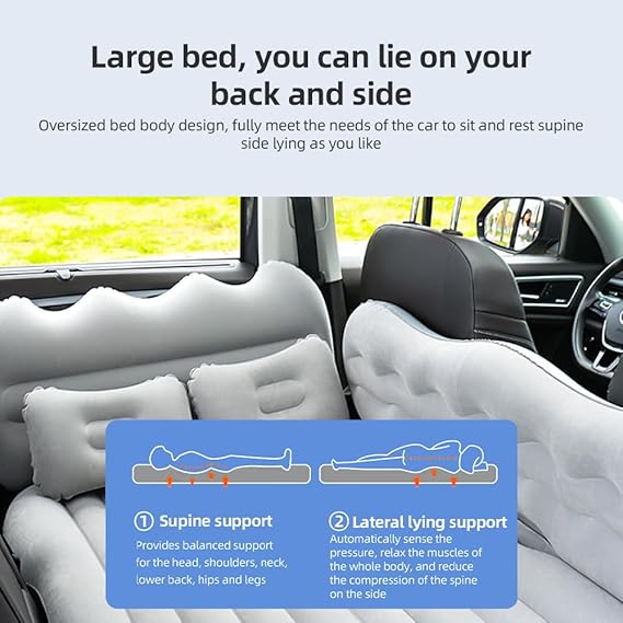 Colchão de Ar Inflável para Carro Cama Viagem 2