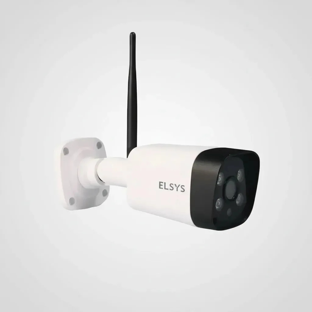 Câmera Fixa Externa Inteligente Wi-Fi e Full HD Elsys 3
