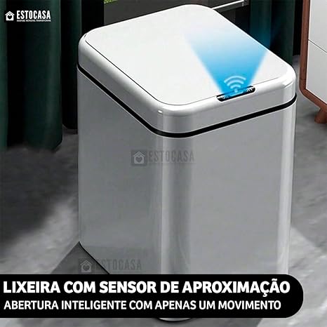 Lixeira Inteligente 20 L Sensor Automático 2