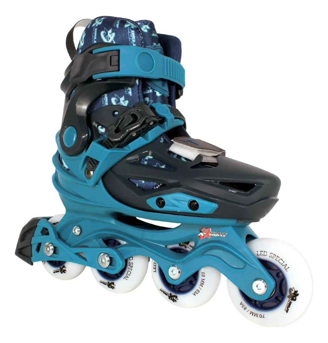 Patins Infantil Traxart X-Light com Rodas LED 4