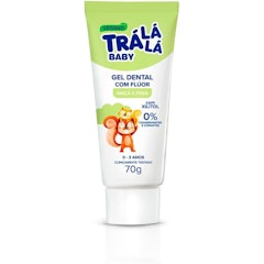 Gel Dental com Flúor Trá Lá Lá Baby Maçã e Pera