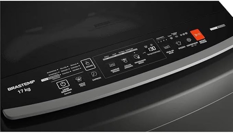 Máquina de Lavar Brastemp 17 kg Cinza Platinum 3