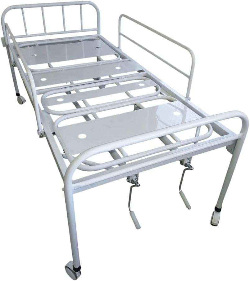 Cama Hospitalar Manual 2 Manivelas com Rodízios Até 200 kg 3